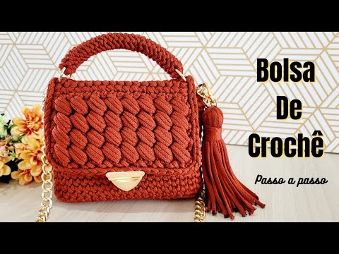 Видео: СУМКА СВЯЗАННАЯ КРЮЧКОМ СЛОЙНЫМИ СТЕЖКАМИ С ТРУБЧАТЫМ РЕМЕШКОМ ДЛЯ РУЧКИ