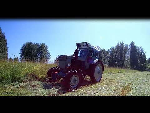Видео: Т-40АМ с сегментной косилкой. Сенокос 2018.