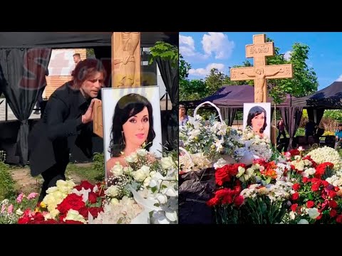 Видео: Петр Чернышев заплакал на могиле Анастасии Заворотнюк и поцеловал крест