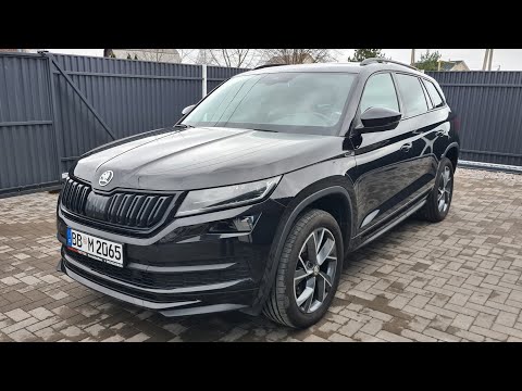 Видео: Skoda Kodiaq SportLine 4x4 2.0 TDI 2019! Canton, columbus, камеры 360⁰, панорама, webasto и т.д.
