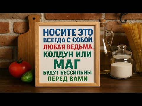 Видео: Ведьмы боятся этого: носите это при себе, и любое колдовство рассыплется в прах