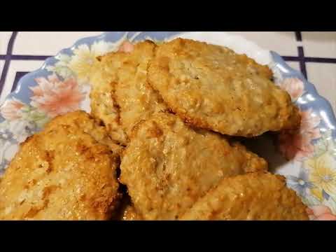 Видео: Овсяно-творожное печенье.  Без муки! Вкусно и полезно!