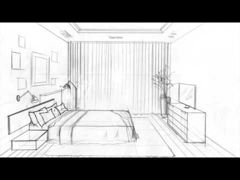 Видео: Рисуем интерьер в procreate