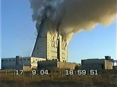 Видео: Пожар на станции Дарьял сооружение №2