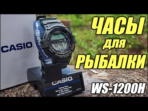 Видео: Часы для Рыбалки CASIO WS-1200H (Fishing Timer)