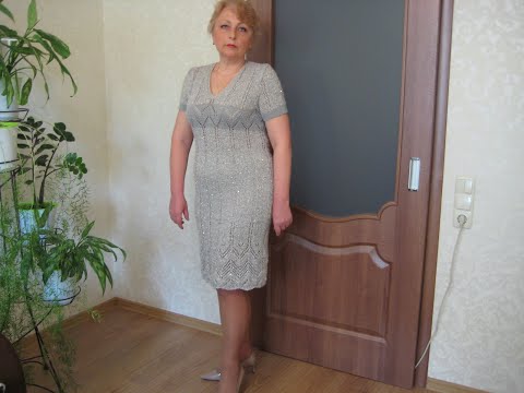 Видео: Вязание спицами, новогоднее платье 2021, экспресс-мастер-класс, схемы, knitting for different women