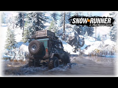 Видео: SnowRunner - Амур. ZiKZ 605R (МАЗ-537)Река Урска, Космодром, Чернокаменск, Объект "Северный щит"