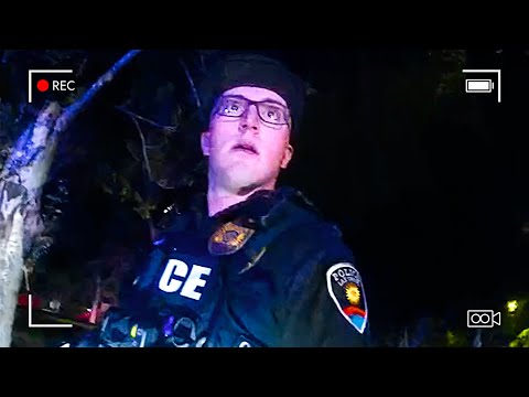 Видео: Патрульный полицейский обнаружил отрезанную голову в детском парке