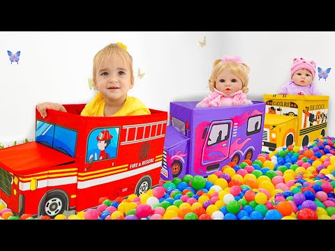 Видео: История «Колеса на автобусе» с Алисой — детские стишки и песенки