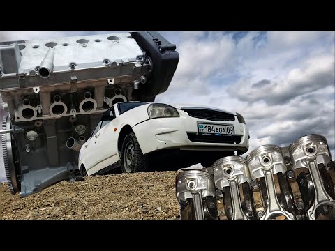 Видео: ПОСТАВИЛ УТИЛЬ НА ХОД! Сам, ПЕРВЫЙ раз откапитатлил ПРИОРА МОТОР!  (Капиталка шеснаря)