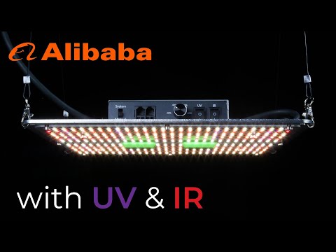 Видео: Светодиодная фитолампа KingBrite Samsung LM301H EVO мощностью 150 Вт с УФ- и ИК-каналами