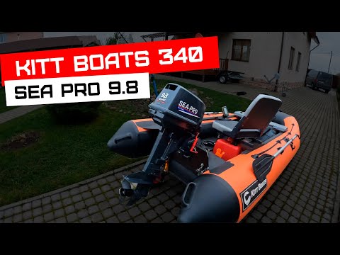 Видео: Обзор лодки KittBoats 340 и мотора SeaPro 9.8. Идеальный комплект для рек и небольших озёр.