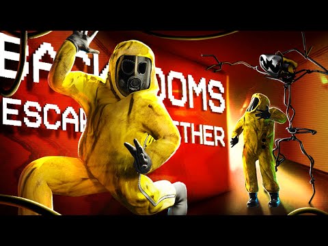 Видео: СБЕГАЕМ ИЗ ЗАКУЛИСЬЯ ВТРОЕМ! - Backrooms: Escape Together