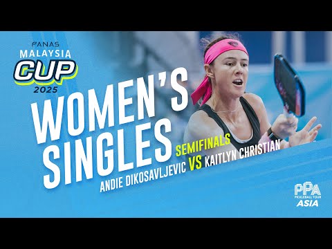 Видео: Кейтлин Кристиан против Энди Дикосавлевича – полуфиналы в женском одиночном разряде | Кубок Панас...