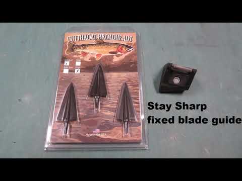 Видео: Заточка и тестирование режущей кромки лезвия Cutthroat Broadhead (сделайте их ФОРМЕННЕЕ, чем лезв...