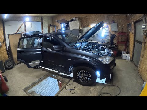 Видео: SsangYong Kyron замена гбц 4к