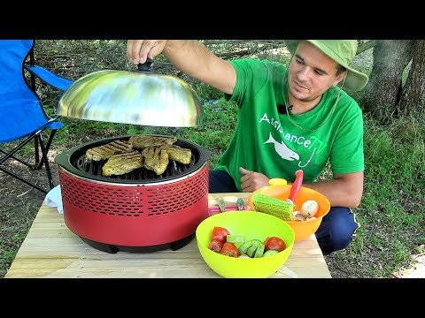 Видео: Кухня на природе! Переносной ГРИЛЬ GF-770 на ДРЕВЕСНЫХ УГЛЯХ