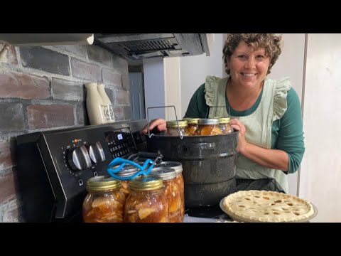 Видео: Консервирование начинки для яблочного пирога и приготовление яблочных пирогов