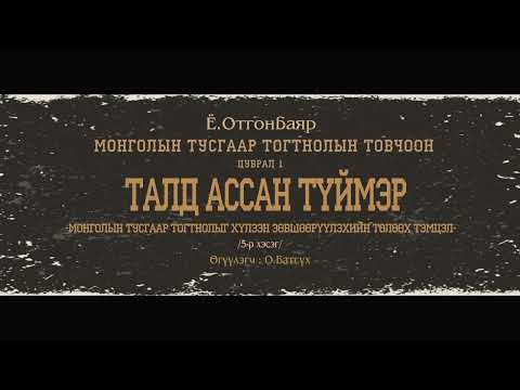 Видео: АУДИО: МТТТ "цуврал-1 ТАЛД АССАН ТҮЙМЭР"5-р хэсэг "МТТ-ыг хүлээн зөвшөөрүүлэхийн төлөөх тэмцэл"
