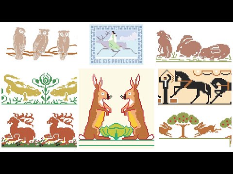 Видео: 🕰️🧶Старинные СХЕМЫ Art Nouveau для вязания и рукоделия с историей. Подборка №167.🧶🕰️