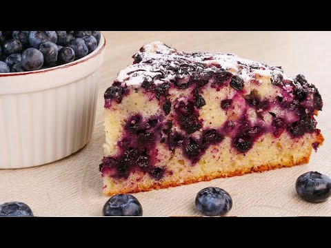 Видео: Черничный пирог рецепт! Самый полезный и вкусный десерт! ПОЛЕЗНЫЕ СЛАДОСТИ.