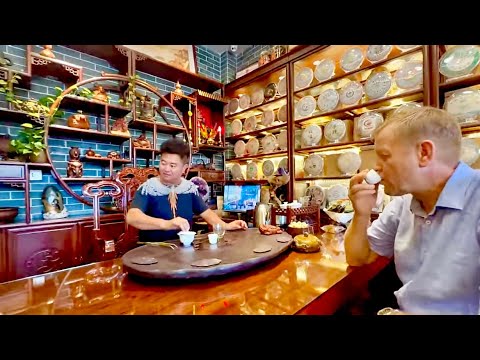 Видео: Китайский друг встречает Олега Зубкова САМЫМ ДОРОГИМ чаем и чаем из сушеных мандаринов!