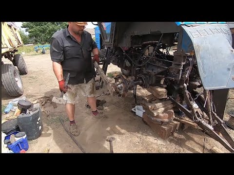 Видео: Відкрутився хвостовик , а ремонтуємо всього моста . МТЗ 892