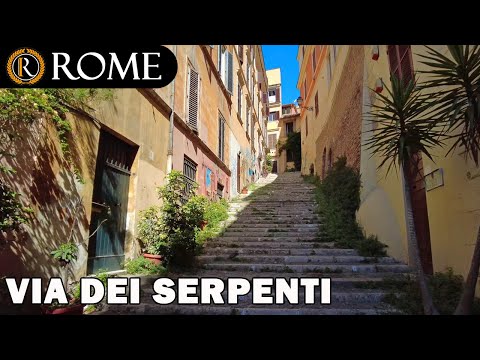 Видео: Рим Италия ➧ Via dei Serpenti ➧ Экскурсия с гидом [4K Ultra HD]