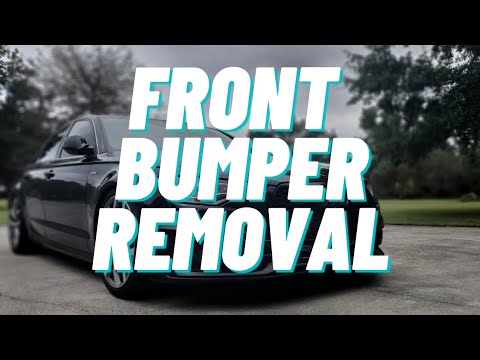 Видео: Audi C7 Снятие переднего бампера | С7 А6/А7/С6/С7/РС6/РС7