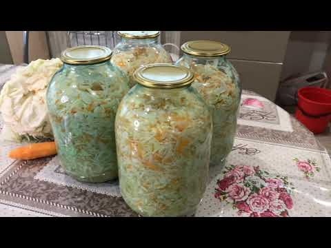 Видео: Самая вкусная Маринованная капуста на зиму Хранится ни один год