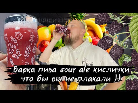 Видео: Варка пива sour ale кислички что бы не плакали с ягодками