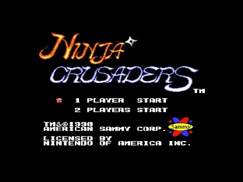 Видео: Полное прохождение (((Dendy))) Ninja Crusaders / Ниндзя Крестоносцы