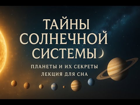 Видео: 🎬 «Тайны Солнечной системы 🌙 Планеты и их секреты | Лекция для сна» 👇