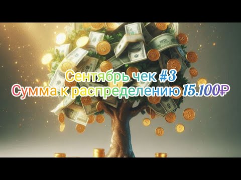 Видео: #22 Сентябрь чек #3//Распределение остатка зарплаты сумма 15.100₽//итоги прожитой недели 