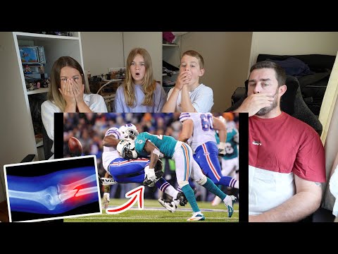 Видео: Новозеландская семья отреагировала на самые ужасные футбольные инциденты в истории НФЛ!