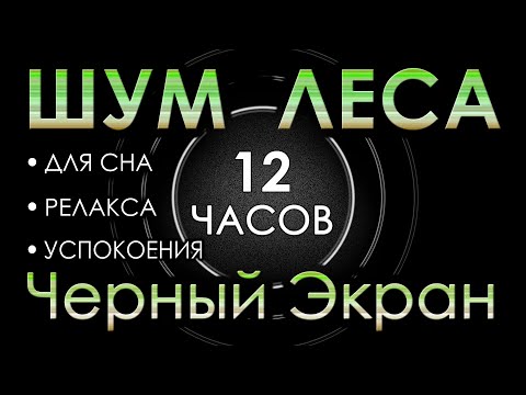 Видео: Шум леса, Белый шум, Звуки природы, Пение птиц 12 часов Сладкий Шум для Сна, Релакса, Успокоения #58