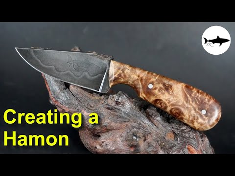 Видео: Изготовление ножа для повседневного ношения с хамоном