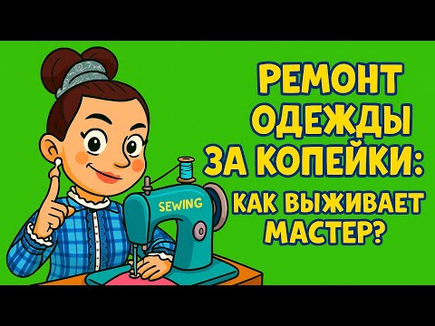 Видео: Ремонт одежды за копейки: как выживает мастер?