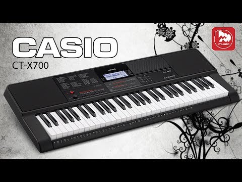 Видео: Новый домашний синтезатор CASIO CT-X700