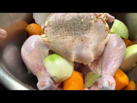 Видео: Готовлю куриный бульон в мультиварке-скороварке Instant pot