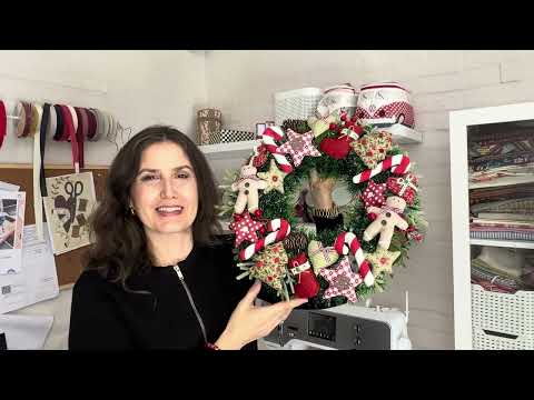 Видео: Используйте обрезки и создайте уникальный рождественский венок.