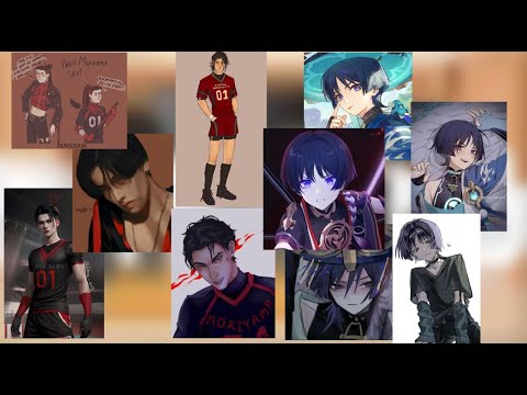 Видео: реакция "все ради игры" на Рико как Скарамучча ||не канон||