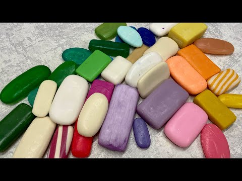 Видео: Обмылки / ASMR / Cutting soap