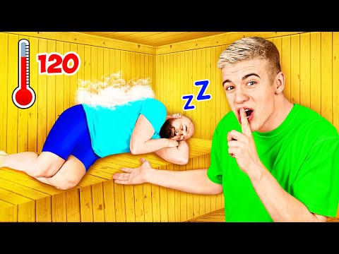 Видео: Закрыли спящего Рафарио В САУНЕ !