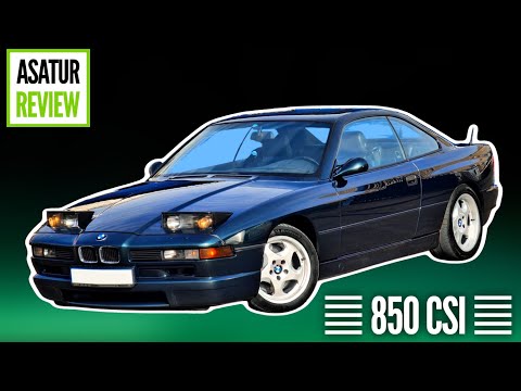 Видео: Классик-Обзор BMW 850 CSI E31 в продаже / БМВ 850 CSI Е31 экстерьер, интерьер, дизайн, оснащение