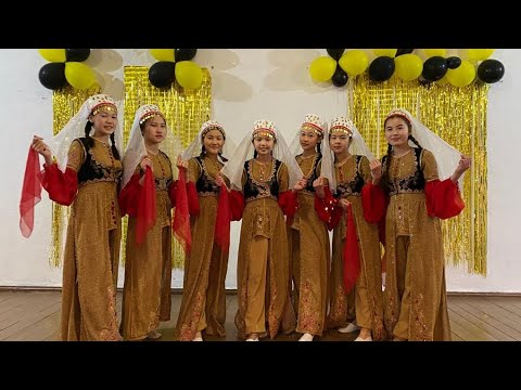 Видео: Сейфуллин ЖОББМ "Әсем-ай" тобы, "Түрік" биі.