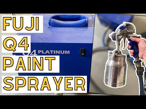 Видео: Как использовать краскораспылитель Fuji Q4 и краскопульт T70 | Разбавление краски, настройки, очи...