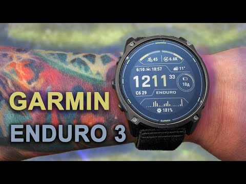 Видео: Garmin Enduro 3 || полный обзор || сравнение с Fenix 8