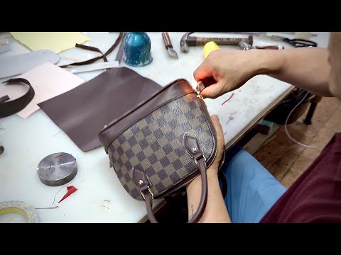 Видео: Корейский мастер кожи. Превратите старую сумку LOUIS VUITTON в новую роскошную сумку