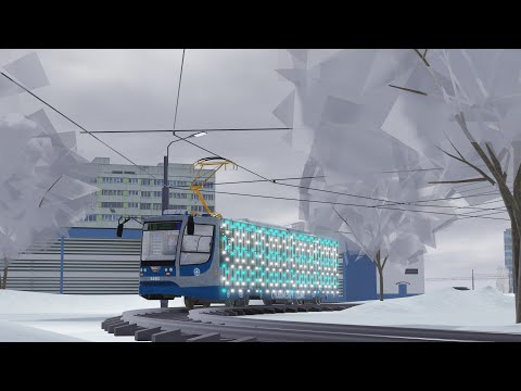 Видео: Трамвай Петербурга. От Старой деревни до Шаврова | SPb Tram simulator (Roblox)